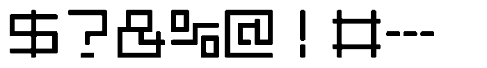 Mashikaku Round Semi Bold Font OTHER CHARS