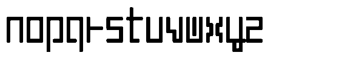 Mashikaku Round Semi Bold Font LOWERCASE