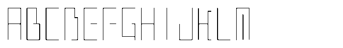 Mashikaku Round Thin Font UPPERCASE