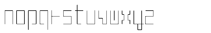 Mashikaku Round Thin Font LOWERCASE