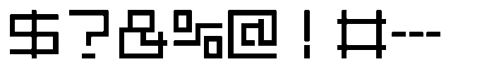 Mashikaku Semi Bold Font OTHER CHARS