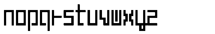 Mashikaku Semi Bold Font LOWERCASE