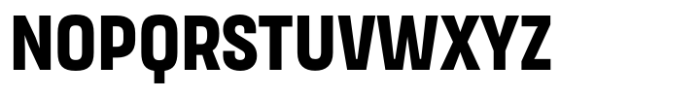 Masifa Narrow Extra Bold Font UPPERCASE