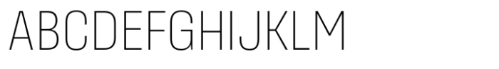 Masifa Narrow Extra Light Font