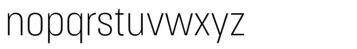 Masifa Narrow Light Font LOWERCASE