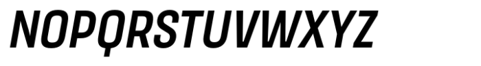 Masifa Narrow Medium Italic Font UPPERCASE