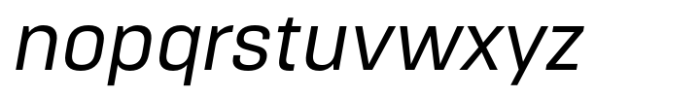 Masifa Regular Italic Font LOWERCASE