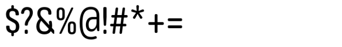 Masifa Rounded Condensed Regular Font OTHER CHARS