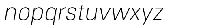 Masifa Rounded Light Italic Font LOWERCASE