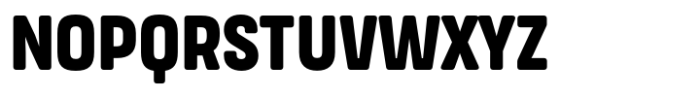 Masifa Rounded Narrow Black Font UPPERCASE
