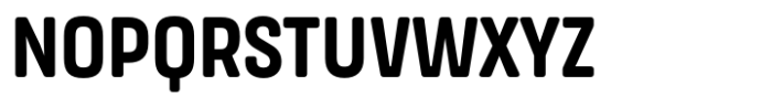 Masifa Rounded Narrow Bold Font UPPERCASE