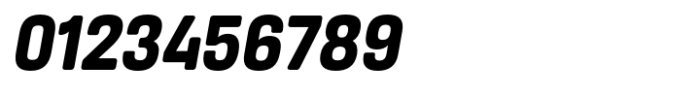 Masifa Rounded Narrow Extra Bold Italic Font OTHER CHARS