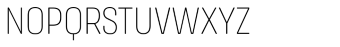 Masifa Rounded Narrow Extra Light Font UPPERCASE