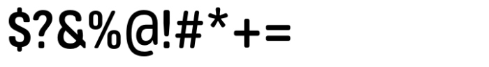 Masifa Rounded Narrow Medium Font OTHER CHARS