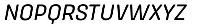 Masifa Rounded Regular Italic Font UPPERCASE