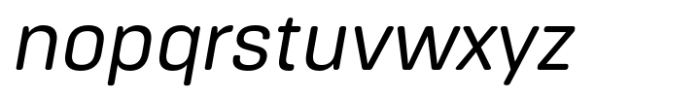 Masifa Rounded Regular Italic Font LOWERCASE