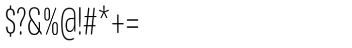 Masifa Rounded Ultra Condensed Light Font OTHER CHARS
