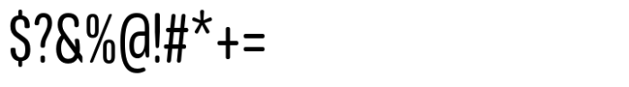 Masifa Rounded Ultra Condensed Regular Font OTHER CHARS
