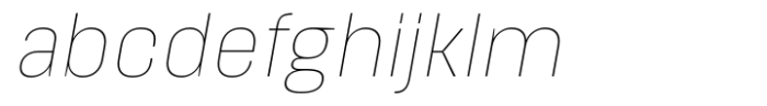 Masifa Thin Italic FONT