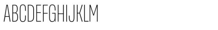 Masifa Ultra Condensed Extra Light Font