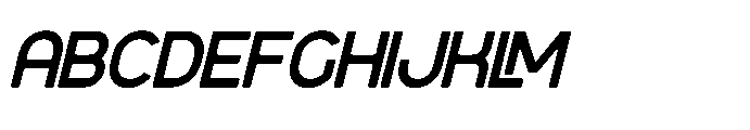 Masign Italic Font UPPERCASE