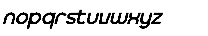 Masign Italic Font LOWERCASE