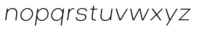 Masiva Light Italic Font LOWERCASE