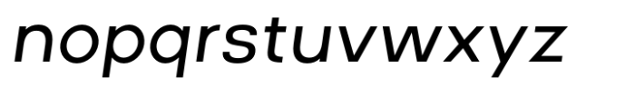 Masiva Medium Italic Font LOWERCASE