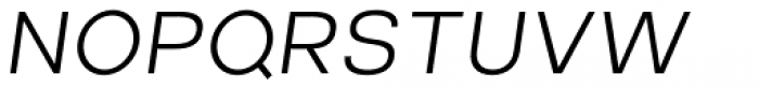 Masiva Regular Italic Font UPPERCASE