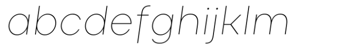 Masiva Thin Italic FONT