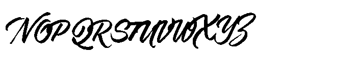 Masive Script Font UPPERCASE