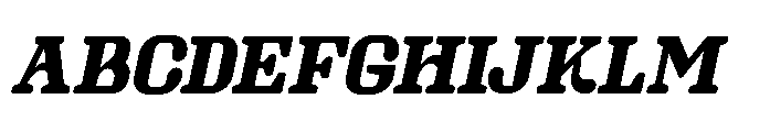 Masking Renta Italic Font UPPERCASE