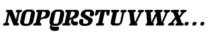 Masking Renta Italic Font UPPERCASE