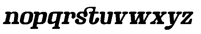 Masking Renta Italic Font LOWERCASE
