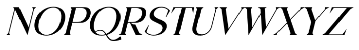 Maslite Italic Font UPPERCASE