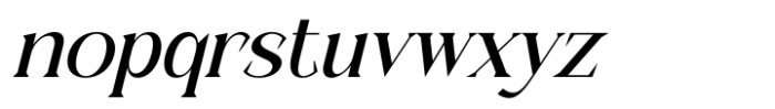 Maslite Italic Font LOWERCASE