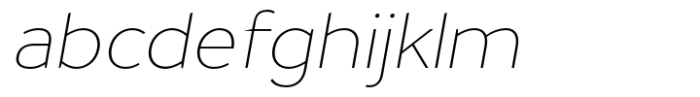 Masny Thin Italic FONT