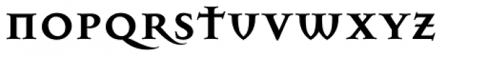 Mason Serif Bold Font LOWERCASE