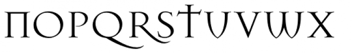 Mason Serif Regular Font UPPERCASE