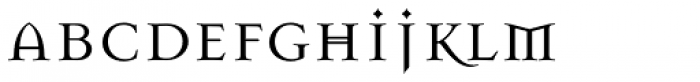 Mason Serif Regular Font LOWERCASE