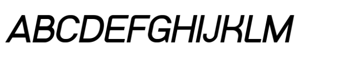 Masonries Sans Italic Font UPPERCASE
