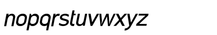 Masonries Sans Italic Font LOWERCASE