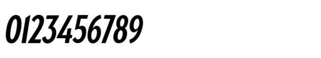 Masserini Bold XCondensed Oblique Font OTHER CHARS