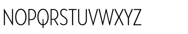 Masserini Light Condensed Font UPPERCASE