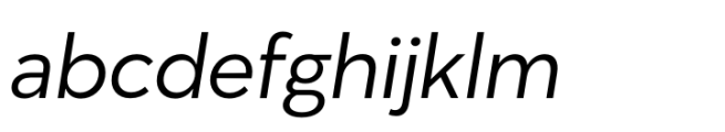 Masserini Regular Oblique Font LOWERCASE