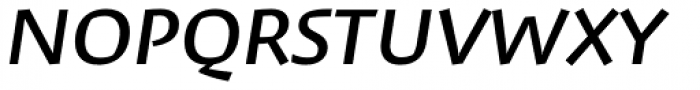 Massif Std Semi Bold Italic Font UPPERCASE