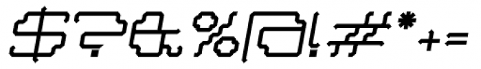 Masta Italic Font OTHER CHARS