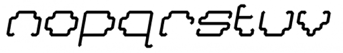 Masta Italic Font LOWERCASE