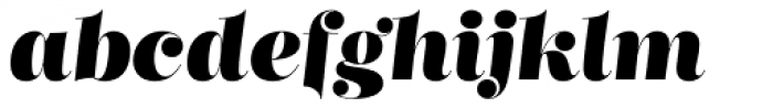 Mastadoni G2 Italic Font LOWERCASE
