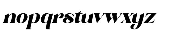 Master Gedon Italic Font LOWERCASE